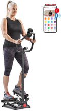 Twist Stepper with Handlebar - Compact Low-Impact Cardio Machine