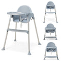 HONEY JOY Baby High Chair 4 in 1 Convertible - Adjustable, Safe