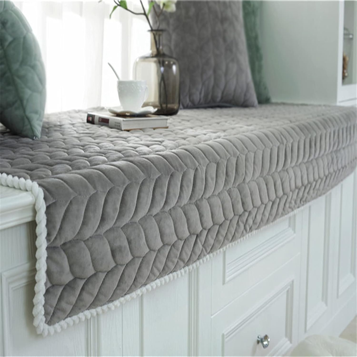 JeogYong Thick Plush Bay Window Mat for Stylish Home Decor