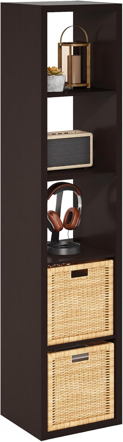 Furinno Cubicle Open Back Decorative Vertical Cube Storage Organizer
