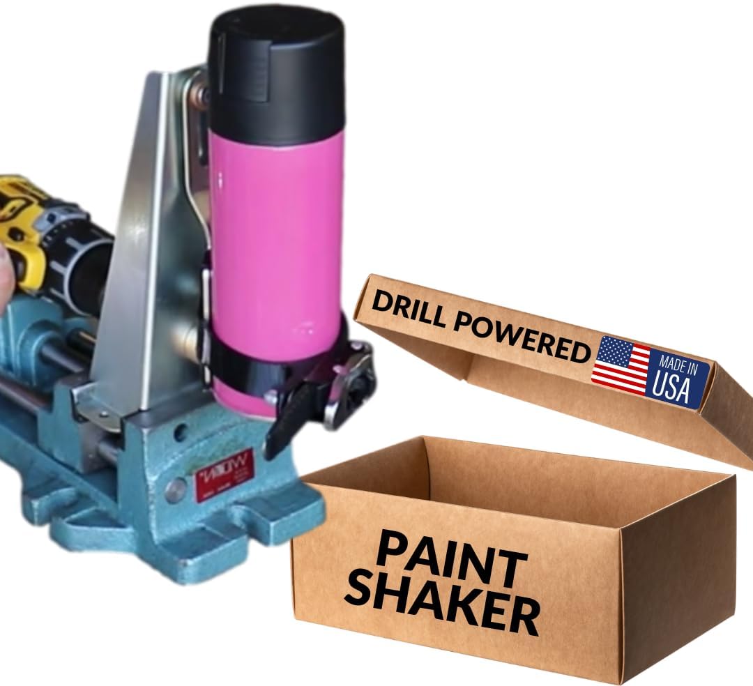 Drill Powered Paint Shaker Mixer for Effortless Paint Mixing