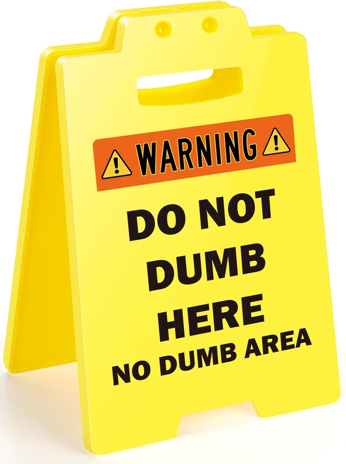 Office Gag Caution Sign - Fun Desk Decor