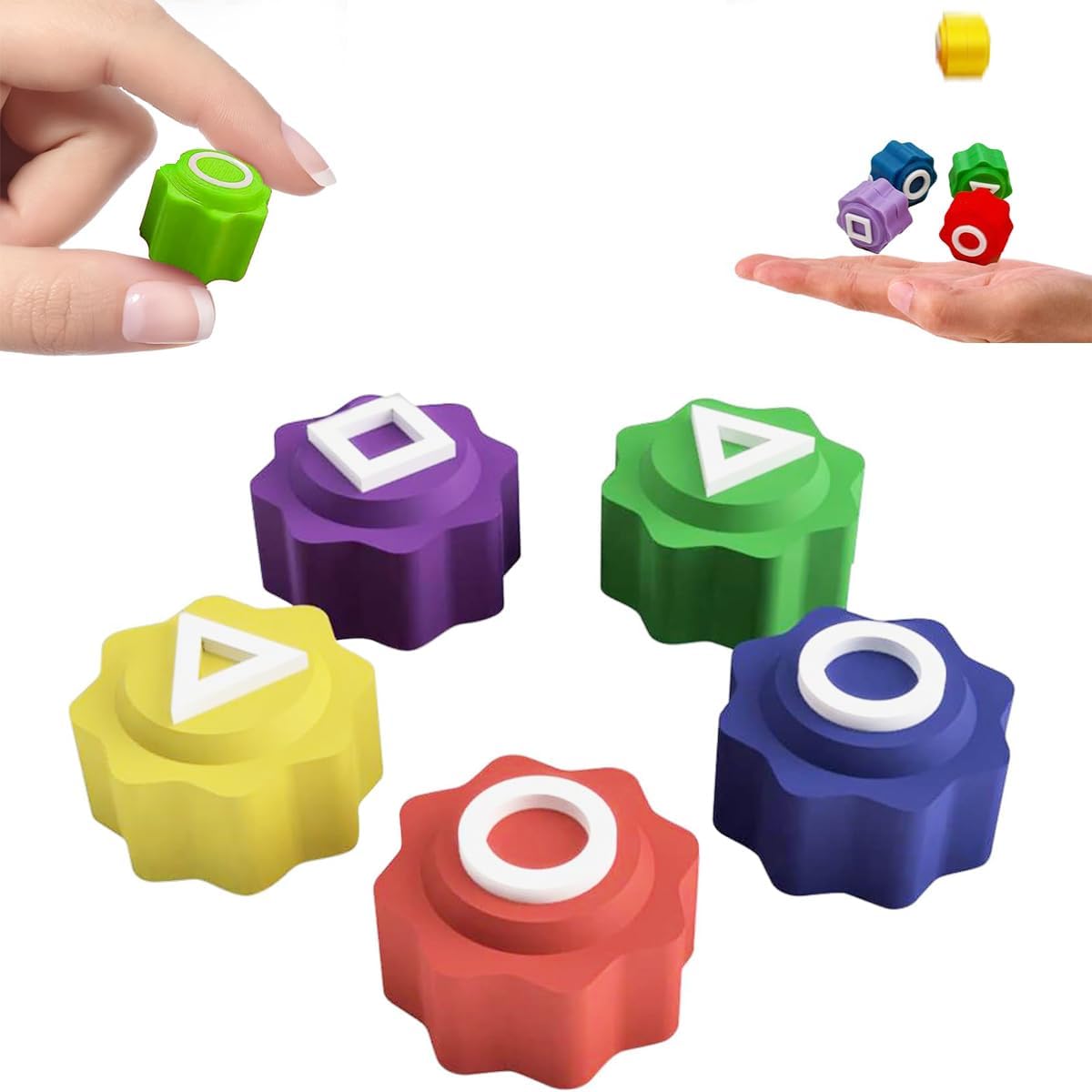 Chasefun Gonggi Tossing Game Set - Hand-Eye Coordination Training Toy
