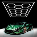 Hexagon Garage Lights 88000lm 6500K - Ultra Bright Workshop LED