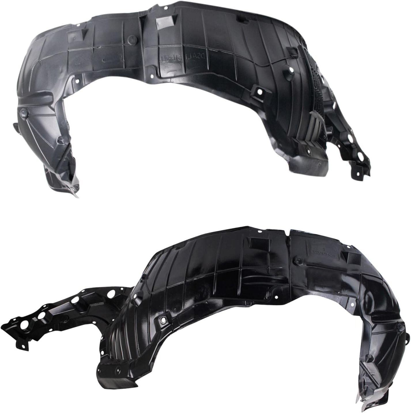 TRQ Front Inner Fender Liner Set for 2016-2018 Nissan Altima