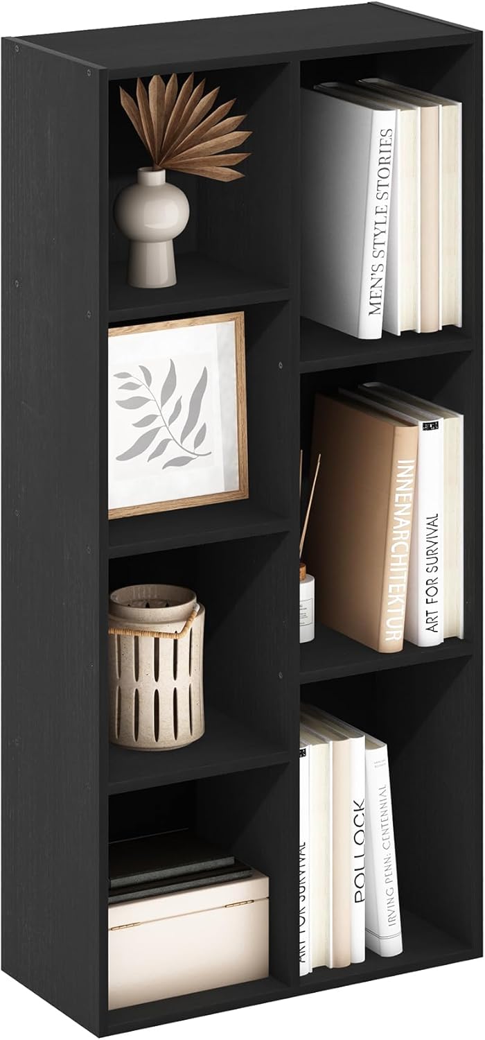 Furinno LUDER 7-Cube Bookshelf for Stylish Home Organization