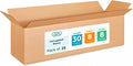 Long Shipping & Moving Boxes 30in x 8in x 8in (25-Pack) - Durable 200