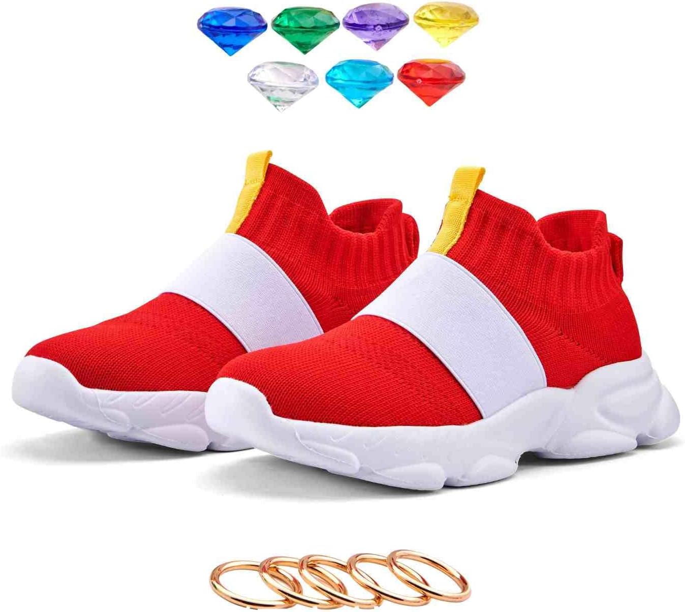 Boys Girls Kids Red Running Walking Sneakers Tennis Shoes Gift