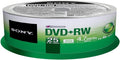 Sony 25-Pack DVD+RW 4.7GB Discs - Rewritable Media
