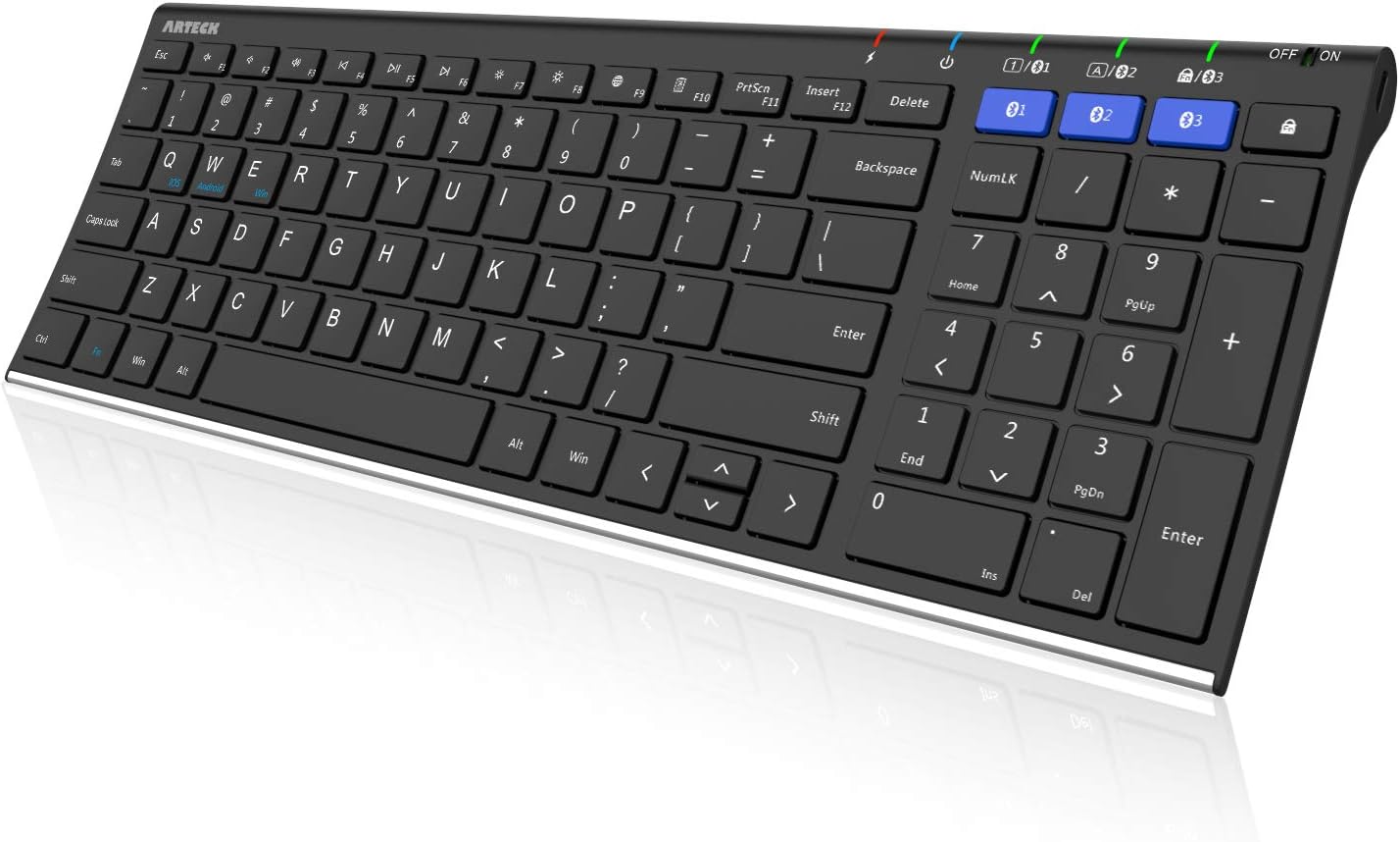 Arteck HB193 Multi-Device Bluetooth Keyboard