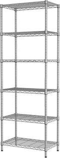 SINGAYE 6 Shelf Wire Shelving Unit for Home and Office Storage