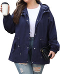Bloggerlove Women Plus Size Rain Jacket XL-5XL - Lightweight