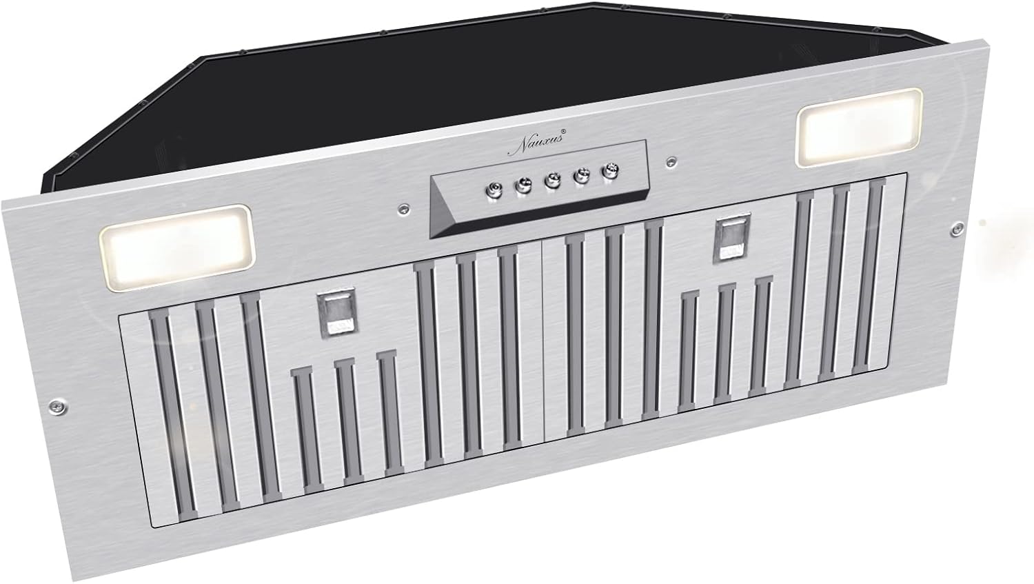 Akicon Ultra Quiet Range Hood with Powerful Suction and LED Lights
