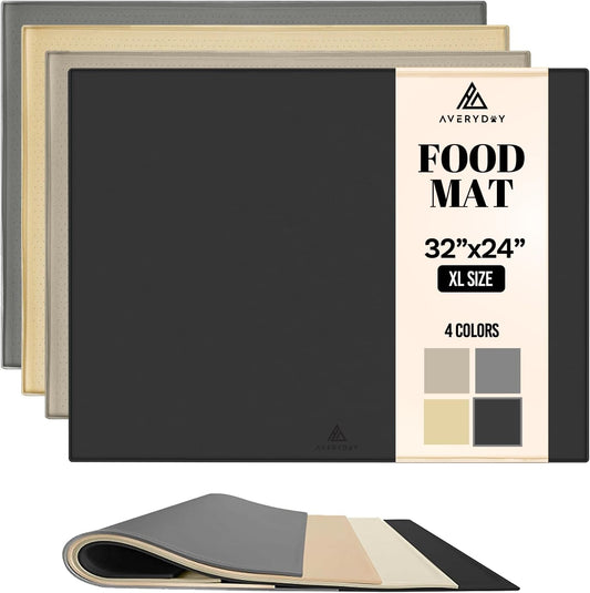 AVERYDAY 32x24ft' Silicone Dog Mat for Mess-Free Feeding