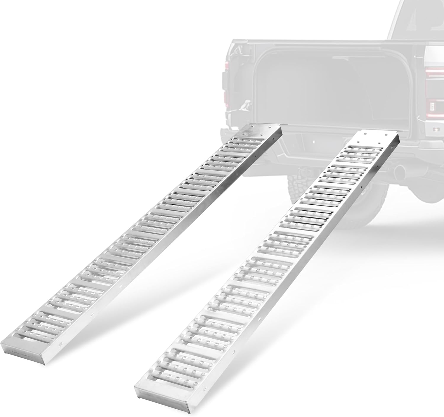 Rockland 72in Steel Truck Ramps for Safe Loading of Motorcycles