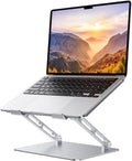 Foldable Aluminum Laptop Stand for 10-17.3in Laptops - Portable
