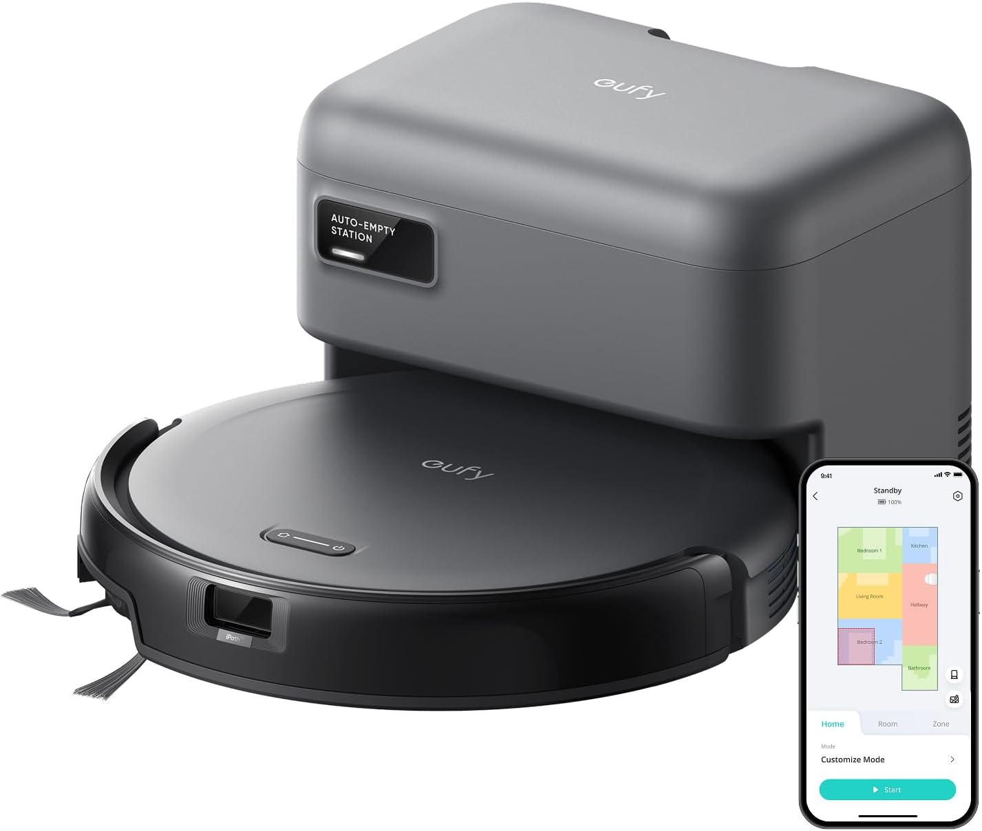 eufy C10 Robot Vacuum with Self Emptying and Smart Mapping