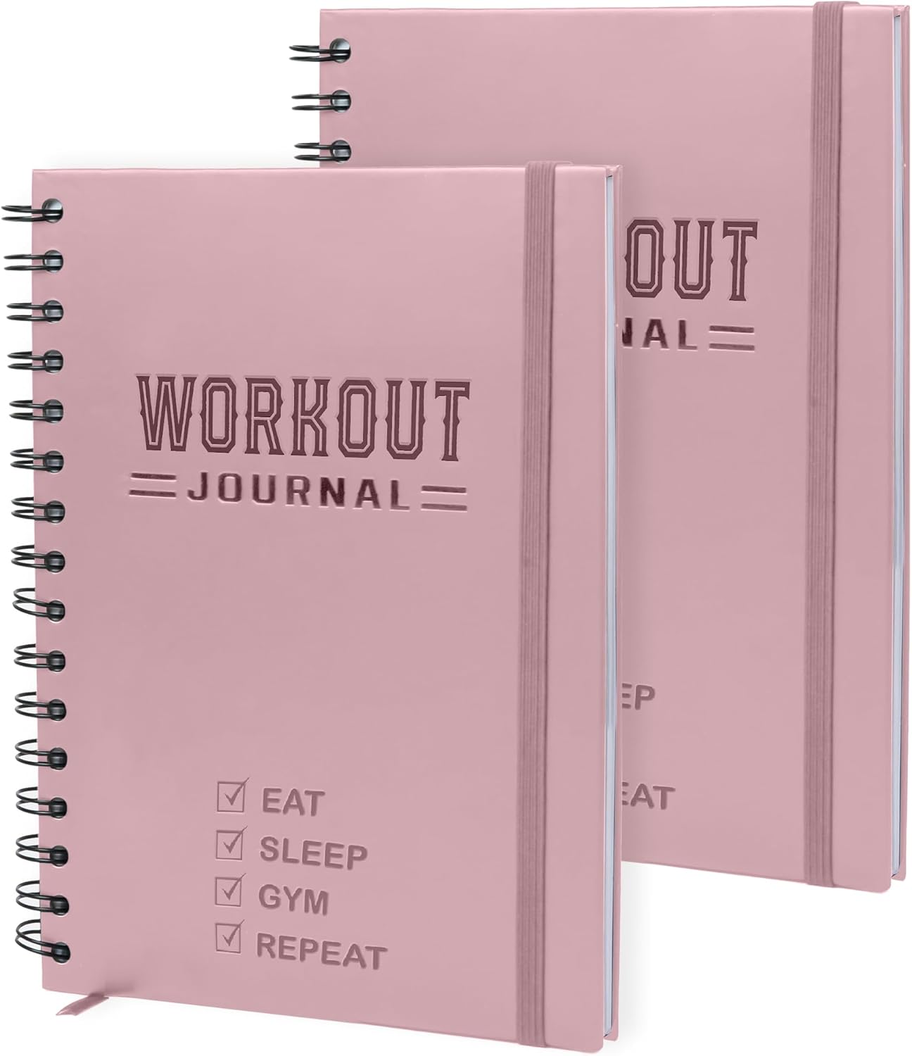 Nextnoid Fitness Planner Workout Journal for Women & Men - Pink