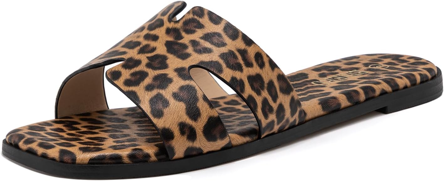 Rihero Women's Dressy Flat Sandals for Comfortable Summer Wear