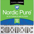 Nordic Pure 20x20x5 MERV 13 Plus Carbon Replacement Filter - Odor