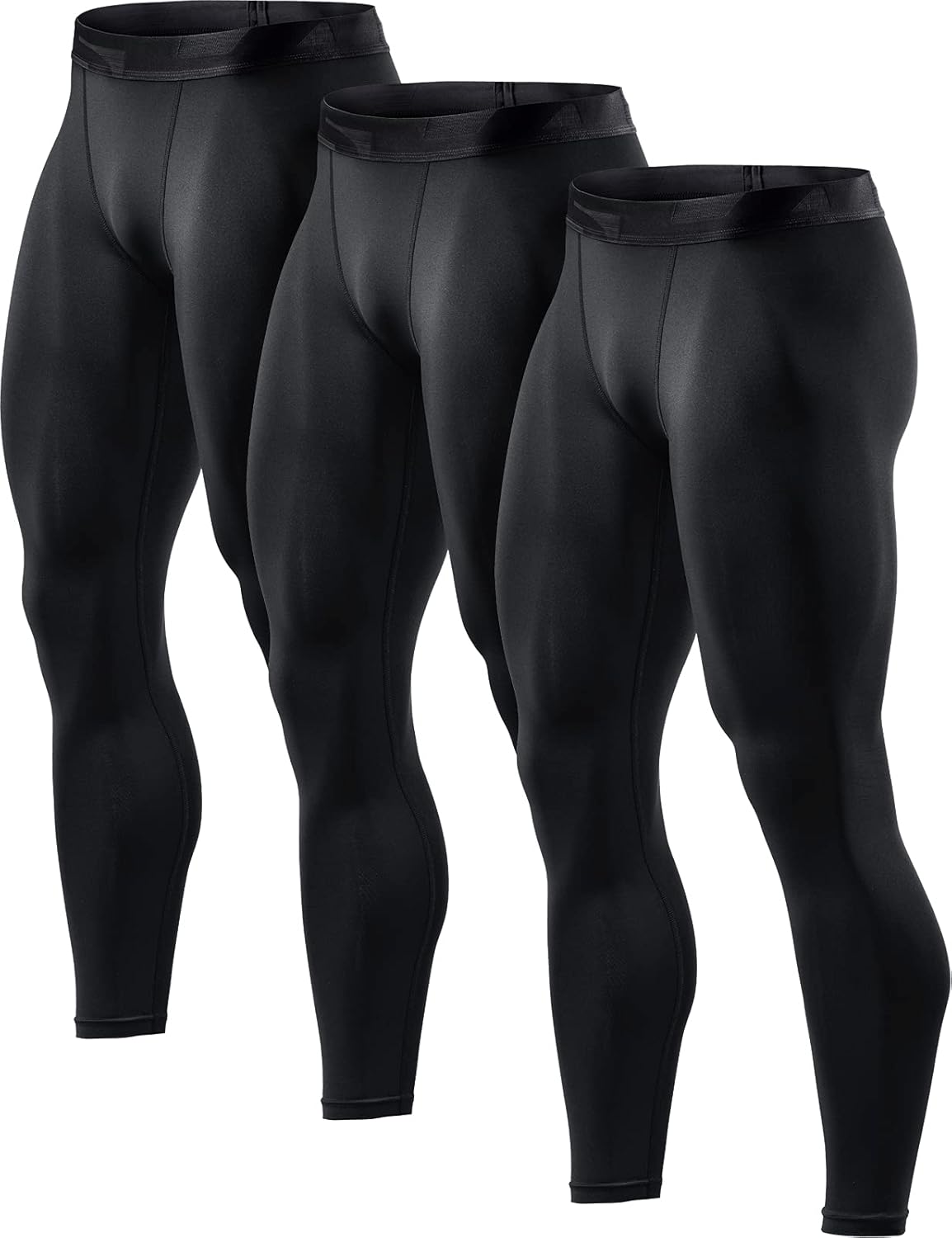 TSLA Men's Compression Pants for All-Weather Athletic Wear