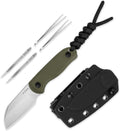 Kizer Drop Bear Fixed Blade Knife 2.6in - Compact EDC Survival