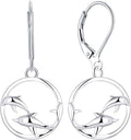 Elegant JO WISDOM Elephant Earrings in 925 Sterling Silver