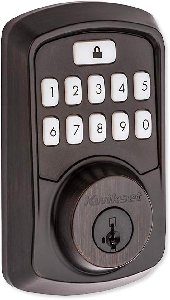 Kwikset Aura Bluetooth Keypad Door Lock with SmartKey Security