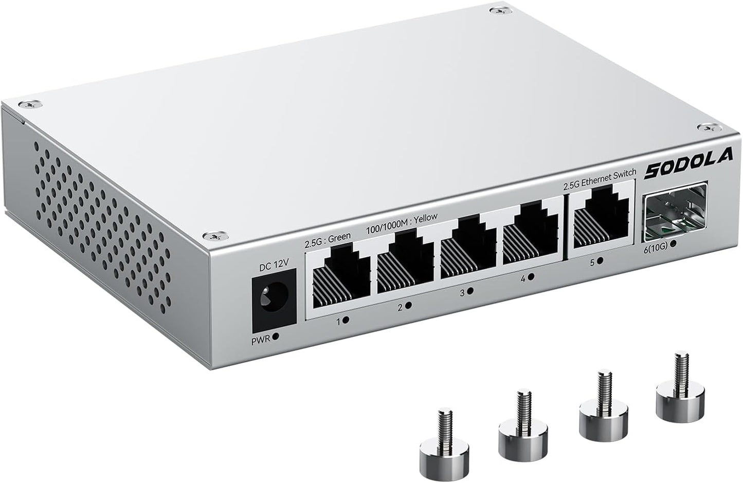 2.5Gb Unmanaged Switch with 5 Ports for High-Speed Connectivity