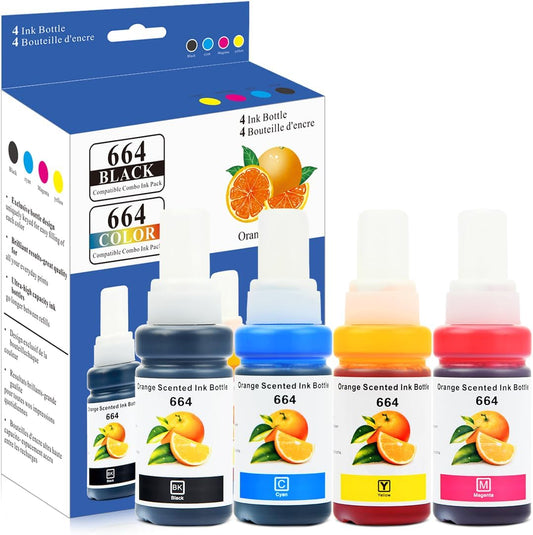 Eco-Friendly 664 Ink Set for Epson Printers