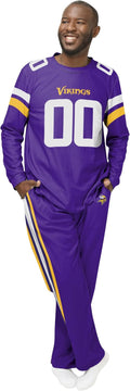 FOCO Men's NFL Team Logo Gameday Ready Jersey Pajama Set - Fan
