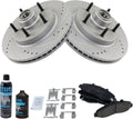 Front Ceramic Brake Pad & Rotor Kit for 1997-1999 Ford F-150
