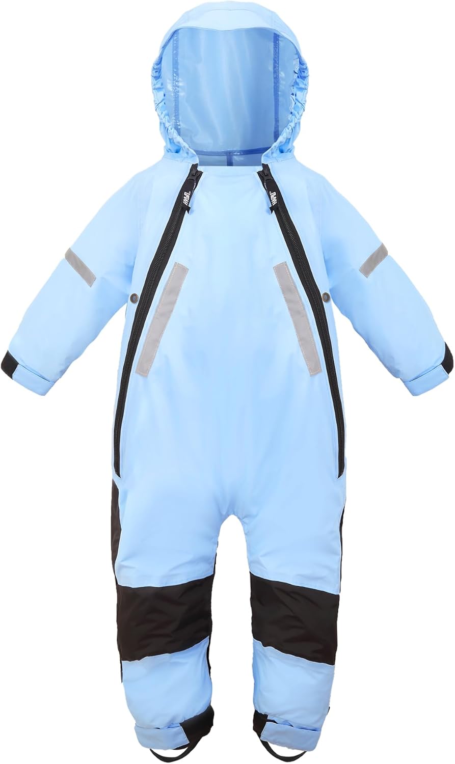 HAPIU Kids Toddler Rain Suit Waterproof Coverall for Outdoor Fun