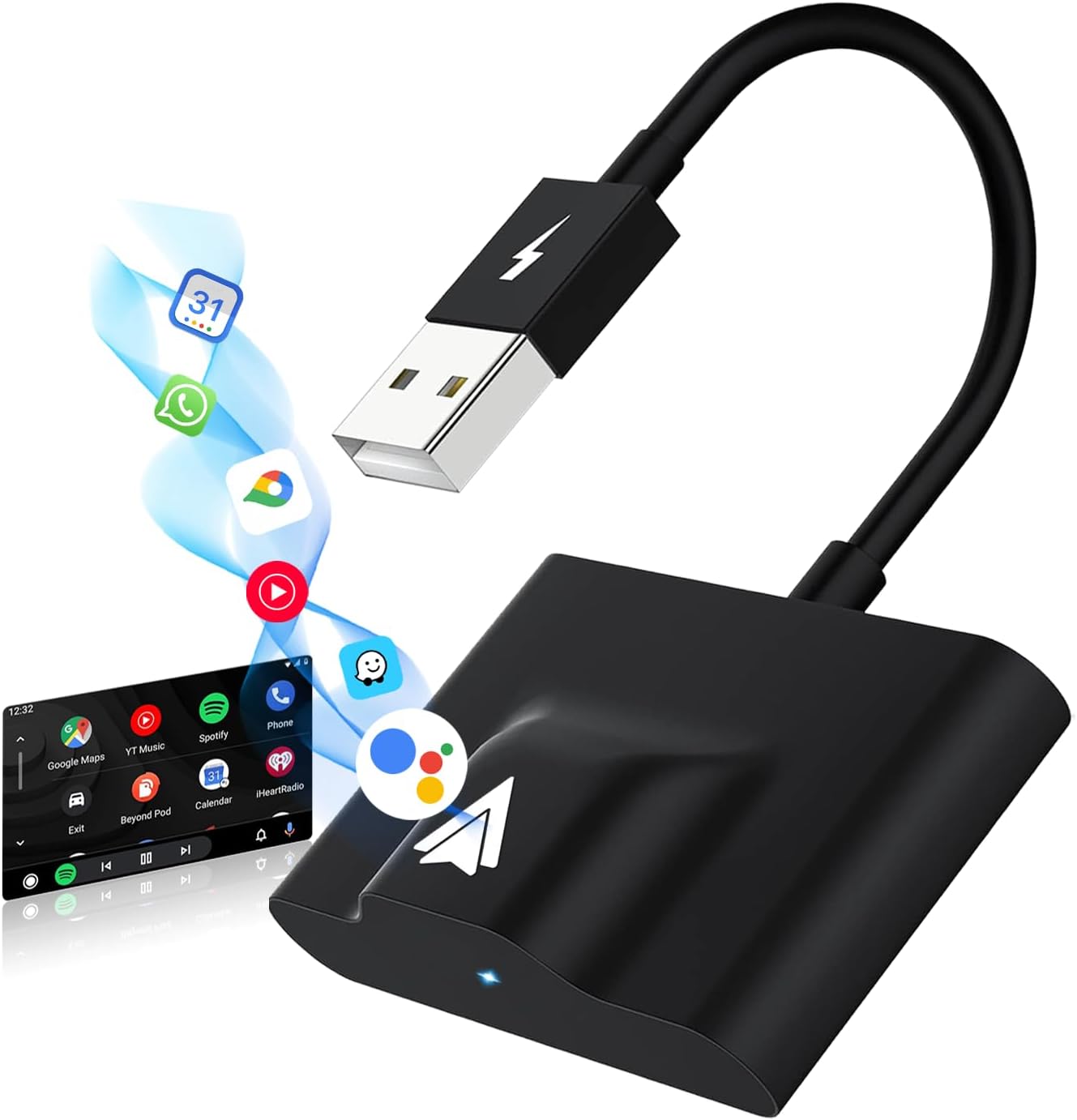 Android Auto Wireless Adapter for Samsung and Google Devices