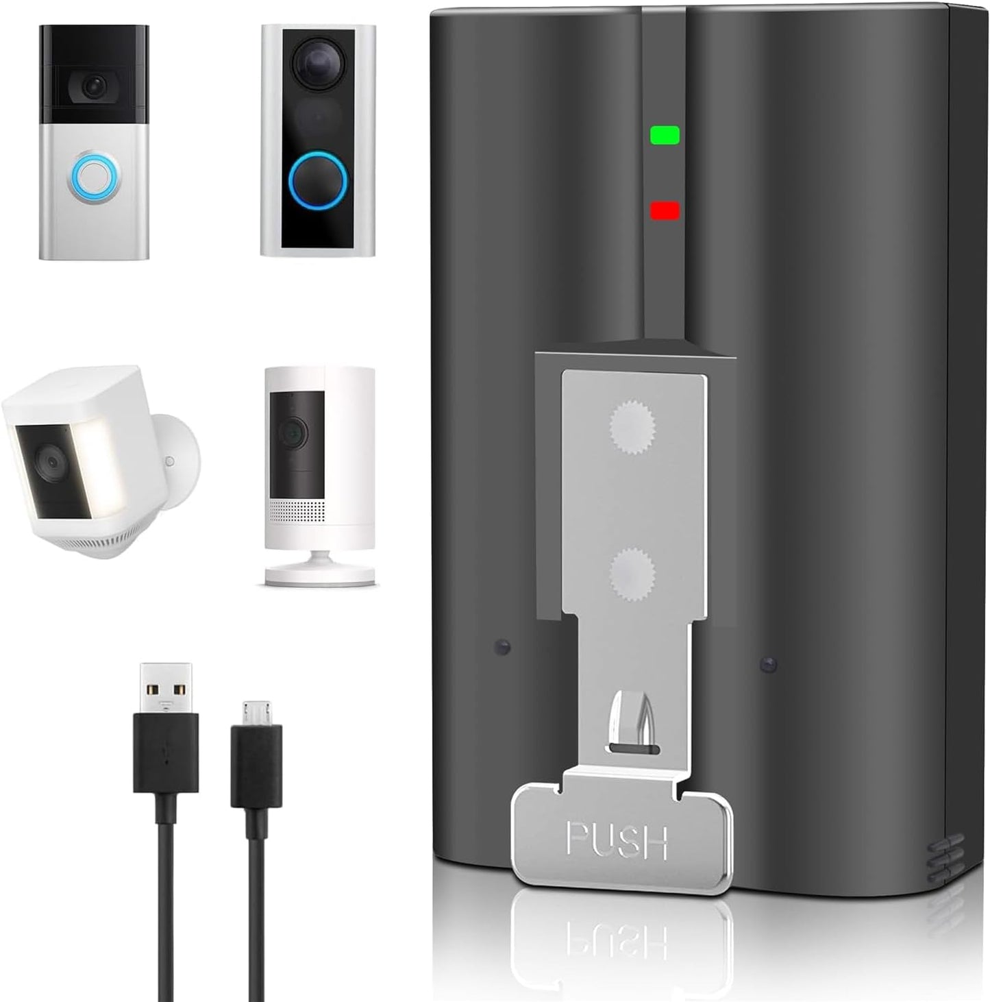 Enhanced Power for Ring Cameras - AIKEBATT V4 Battery