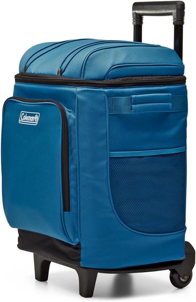 Coleman 42 Can Rolling Cooler: Ice Retention Master