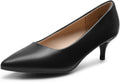 DREAM PAIRS Women's Pumps Kitten Heel Pointed Toe (Style B2ZC)