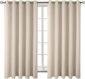 Blackout Curtains 70 x 63 in Champagne Panels - Grommet Thermal Set
