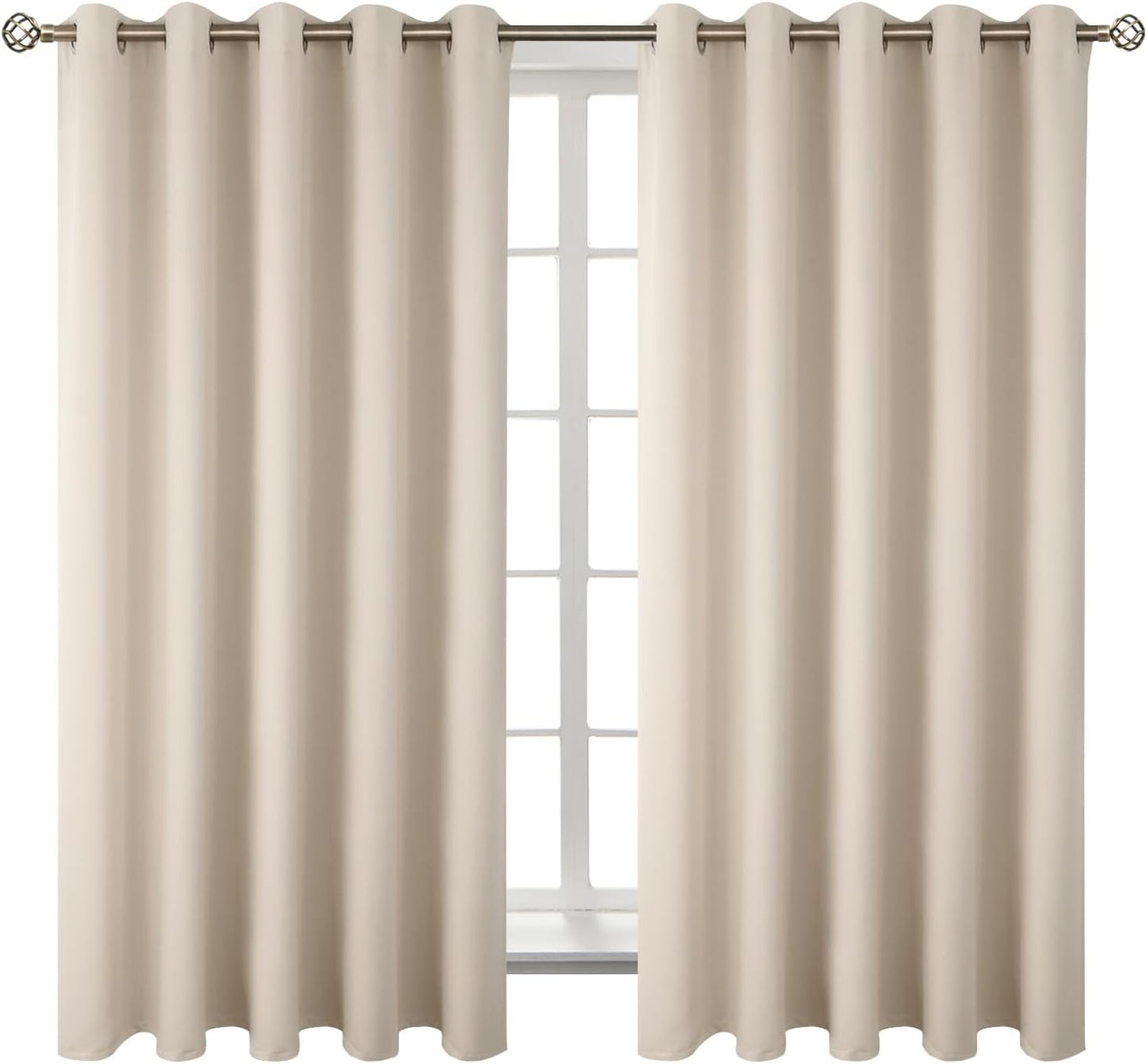 BGment Blackout Curtains - Thermal Insulated Room Darkening Panels