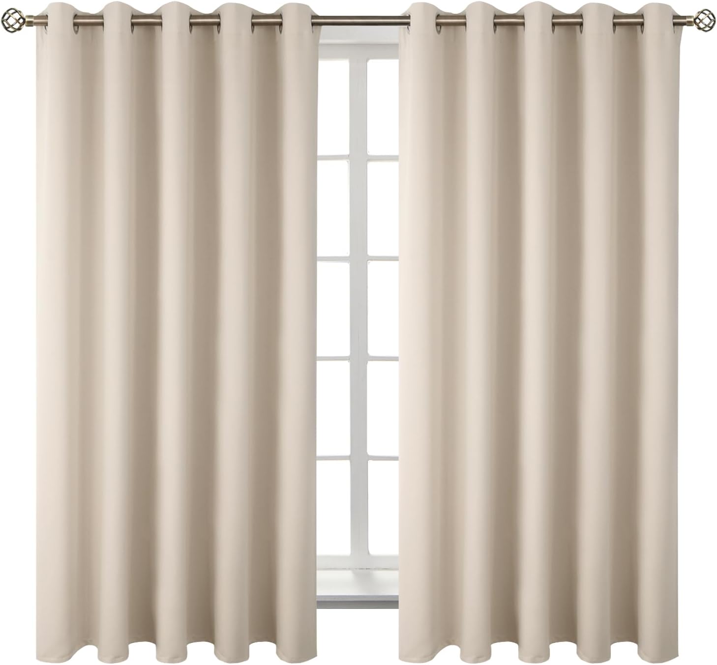 BGment Blackout Curtains - Thermal Insulated Room Darkening Panels