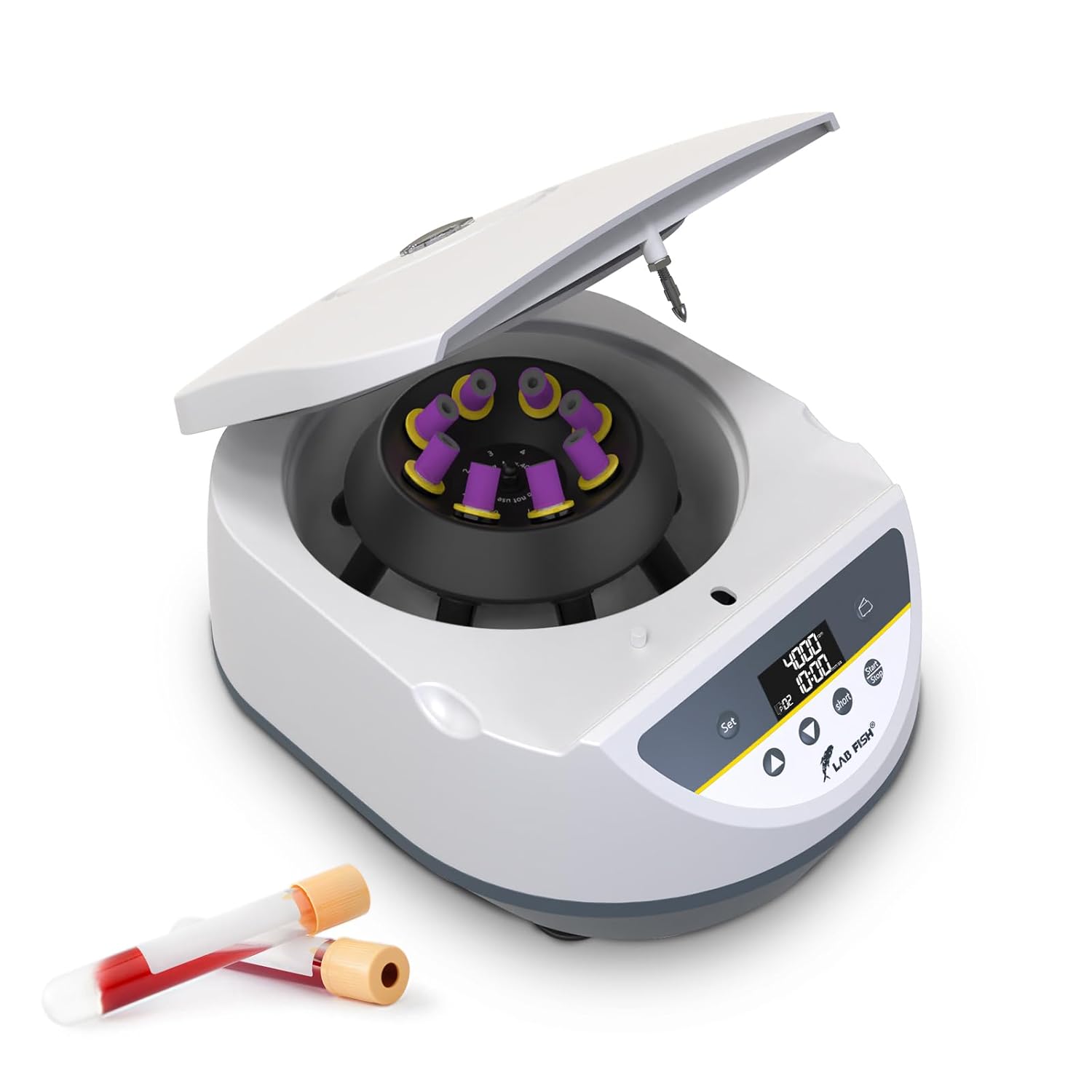 LAB FISH Lab Benchtop Centrifuge Machine for Test Tubes