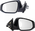 TRQ Driver & Passenger Side Mirror Set with Puddle Light - Direct Fit