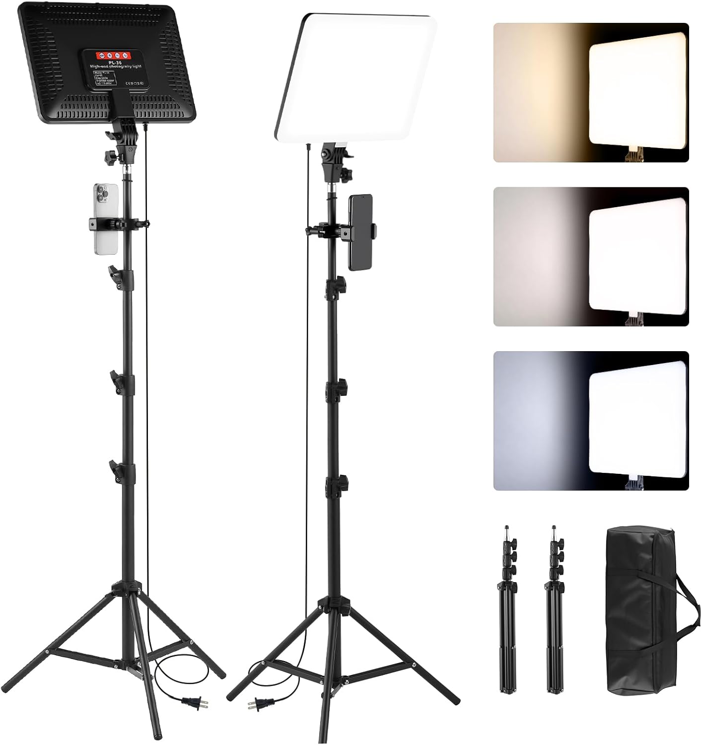 Professional Studio Lights for Video Recording and Photography