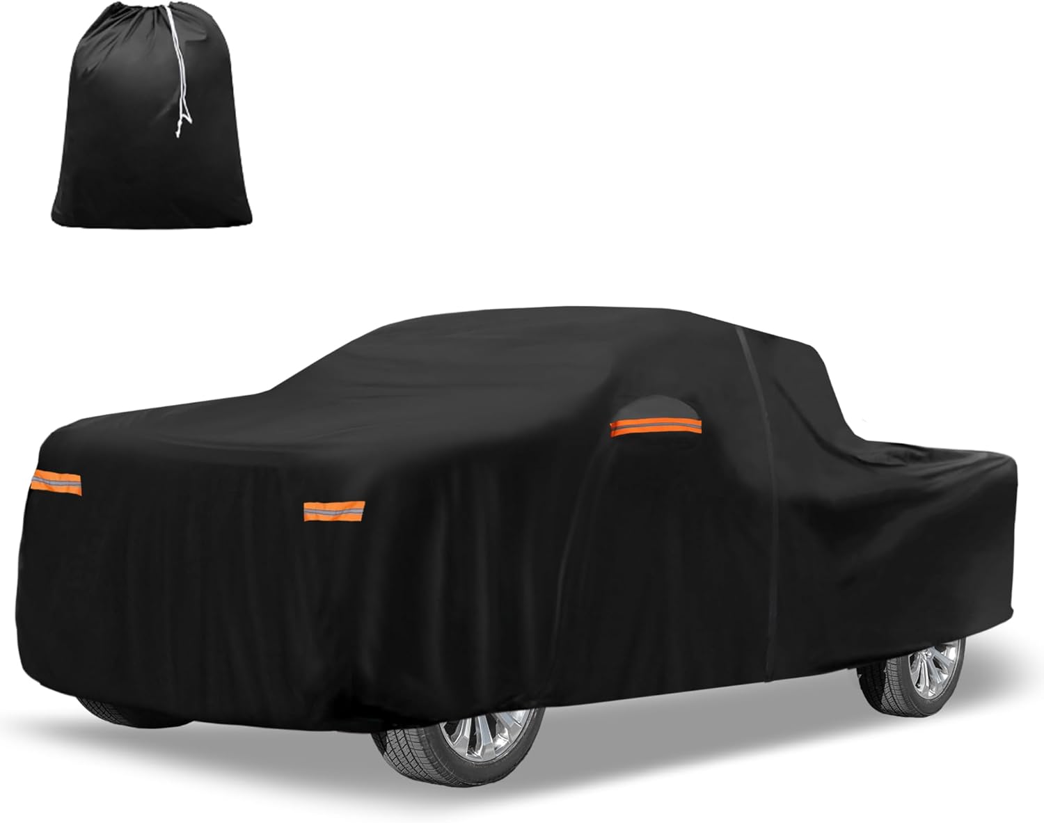 X AUTOHAUX Car Cover for Chevrolet Silverado Crew Cab 2000-2018