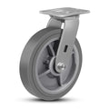 Heavy Duty Caster - 8 in Rubber Wheel with 1100 lbs Capacity