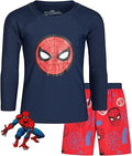 Boys Avengers Rash Guard Set Spider-Man & Captain America UPF 50