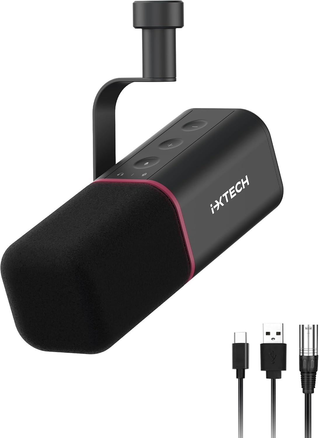 IXTECH Dynamic Mic: Clear Vocals for Podcasting & Gaming