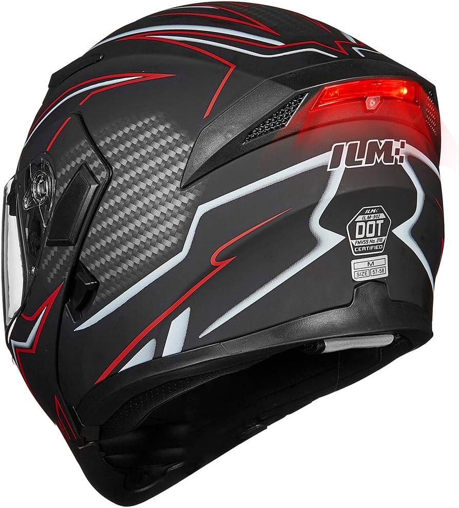 ILM Motorcycle Dual Visor Flip Up Modular Full Face Helmet Review