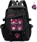 Kawaii Anime Firefly Black Backpack for Honkai Star Rail Fans