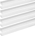 4 Sets 4FT Sliding Door Track for 1/8ft Panels - Smooth, Durable Track